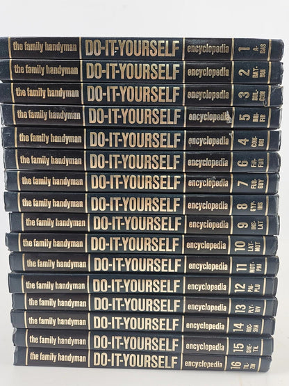Family Handyman Do It Yourself Complete 16 Book Set