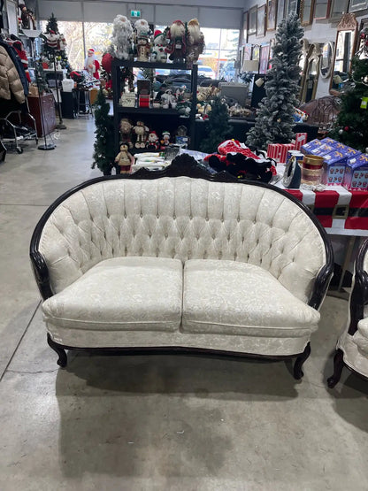 Vintage Loveseat and Chair