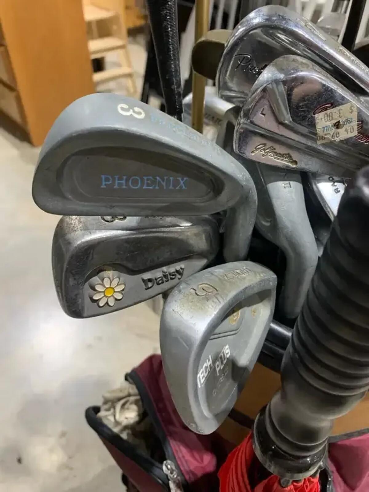 Assorted Golf Clubs and drivers