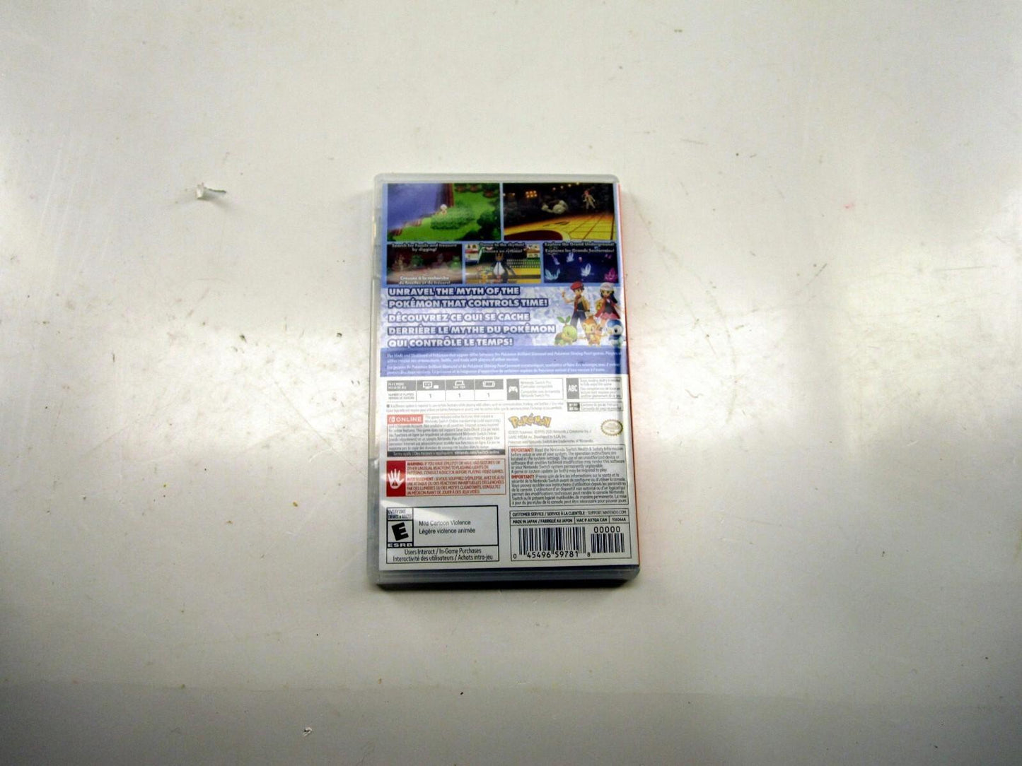 Pokemon Brilliant Diamond Replacement Case