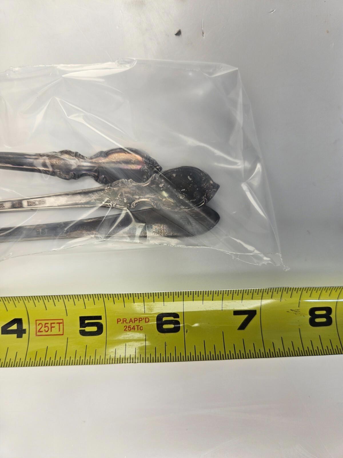 Ustensiles en métal argenté Vintage 1847 Rogers Bros 16,5 cm