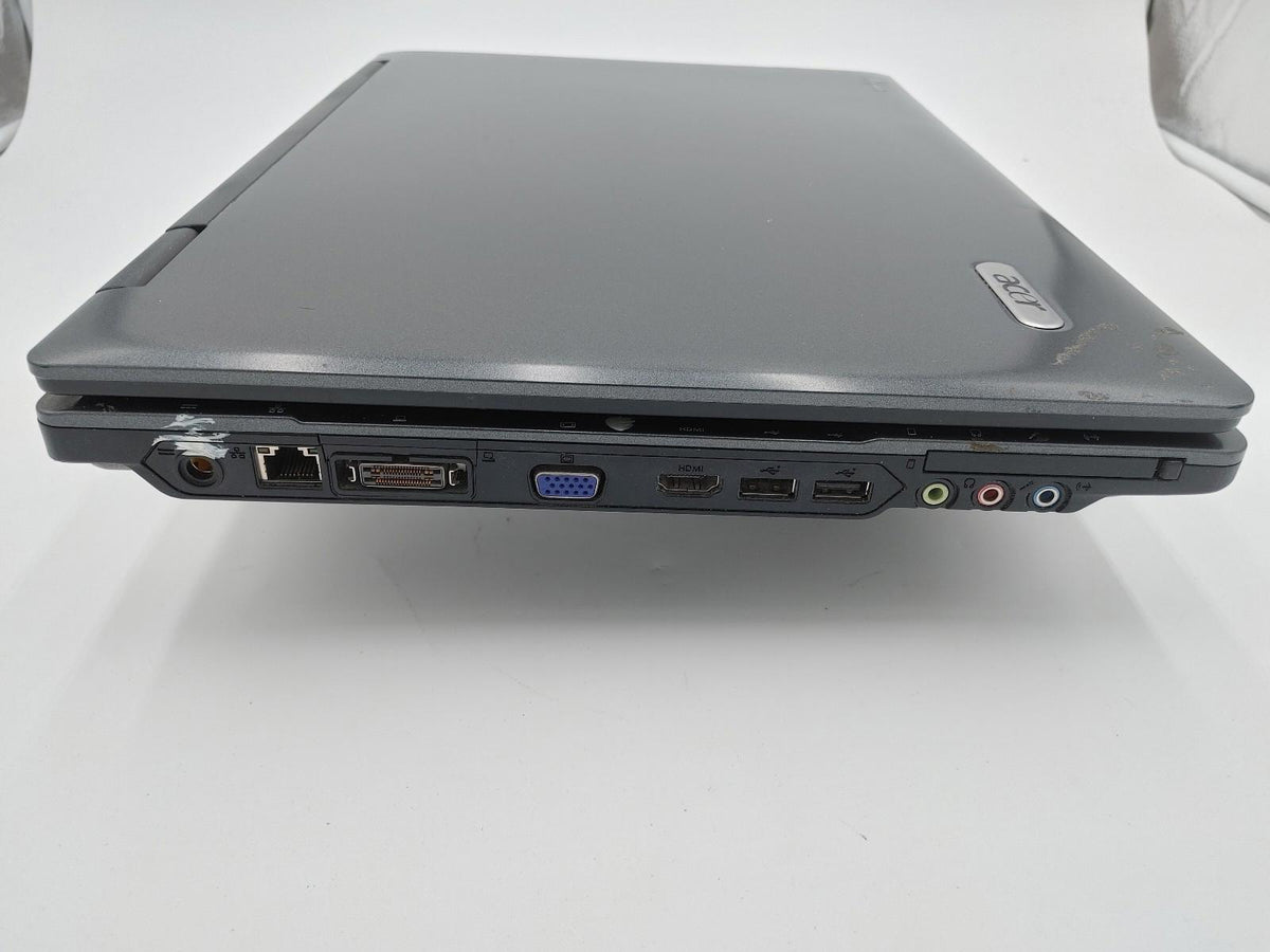 Ordinateur portable Acer Extensa 7630 17 pouces C2D 2,2 GHz 2 Go de RAM 250 Go HDD SANS SYSTÈME D’EXPLOITATION Testé et fonctionnel