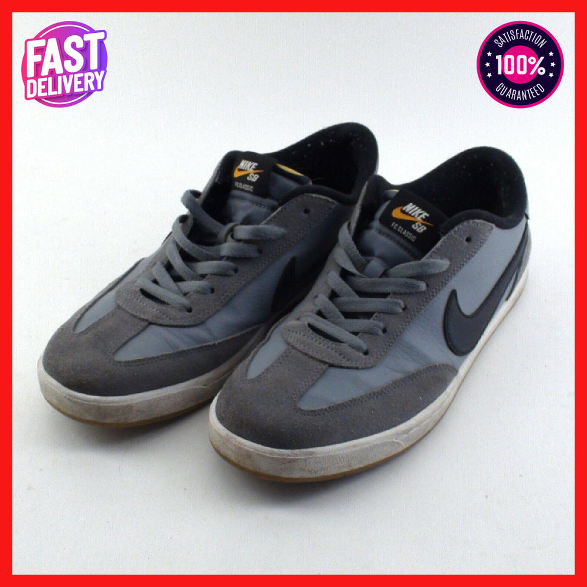 Nike SB FC Classic Gray/Blue Sneakers Size 10.5 US - 44.5 EU