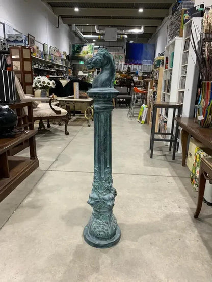 Horse Hitching Statue Pedestal