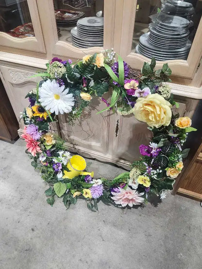 Handmade 40" Floral Wreaths - Lots Available/Different styles
