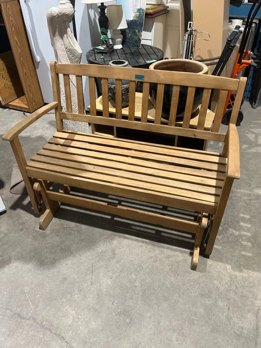Gardenia wooden swing garden bench