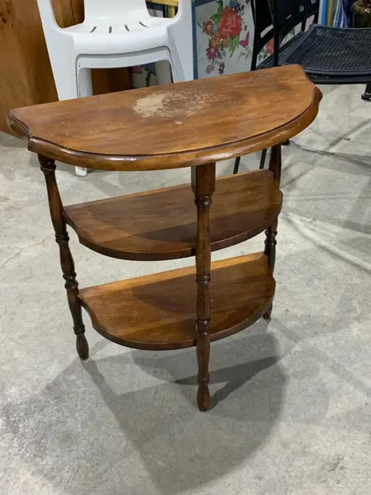 Half Moon 3 tier plant stand
