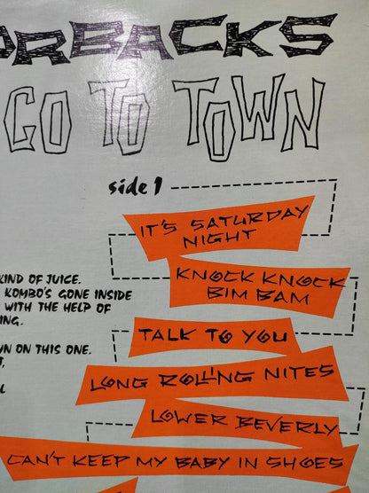 THE RAZORBACKS – GO TO TOWN - VINYL 1988