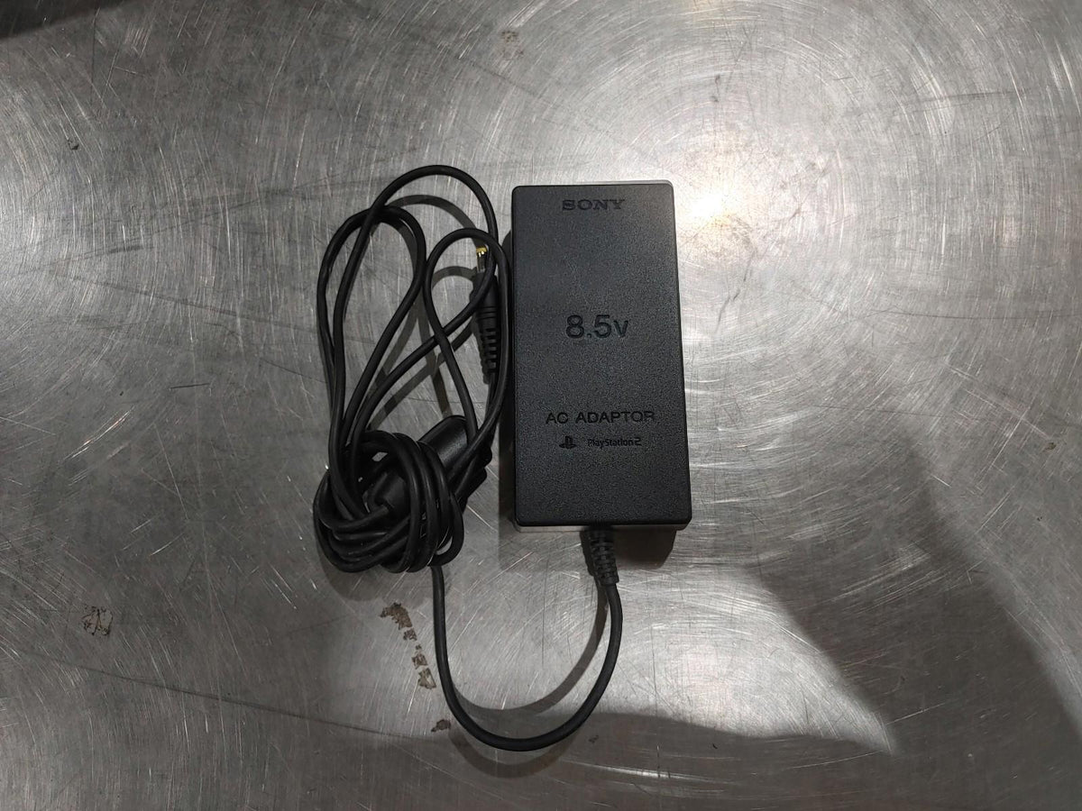 BON ÉTAT Adaptateur secteur Sony PlayStation 2 8,5 V Testé et fonctionnel Noir