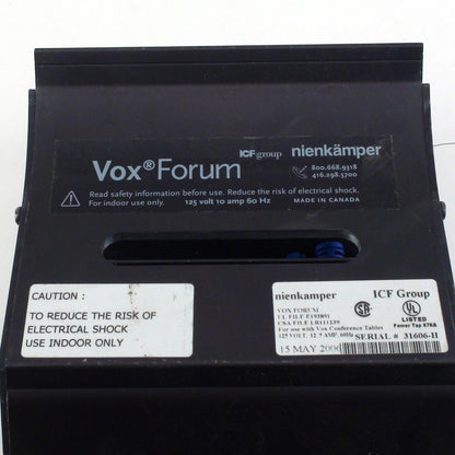 Vox Forum Nienkamper Tabletop Multi Connector For Power/ Voice/ Data - ICF Group