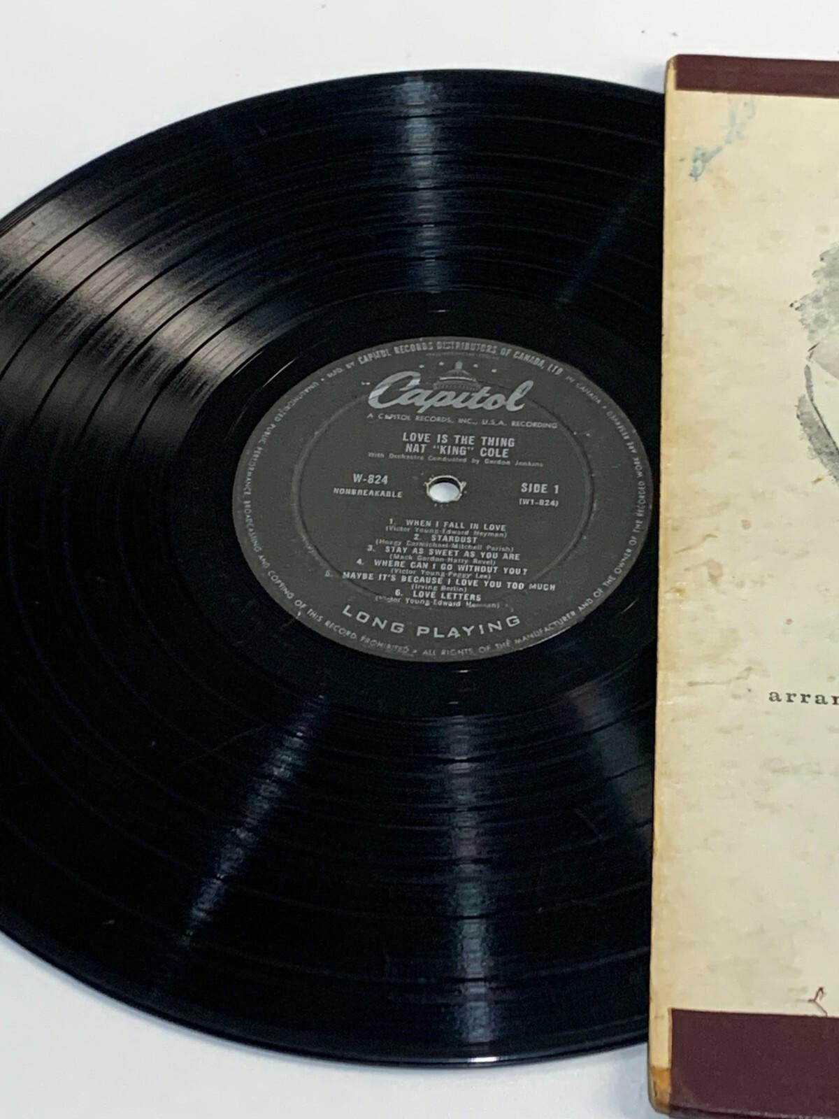 NAT KING COLE with the orchestra of Gordon Jenkins "Love Is The Only Thing"