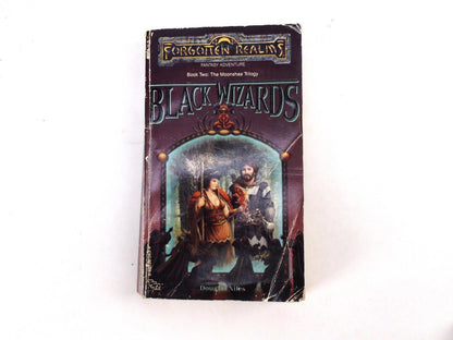 TSR Forgotten Realms Paperback, Black Wizards, Douglas Niles - Book Two