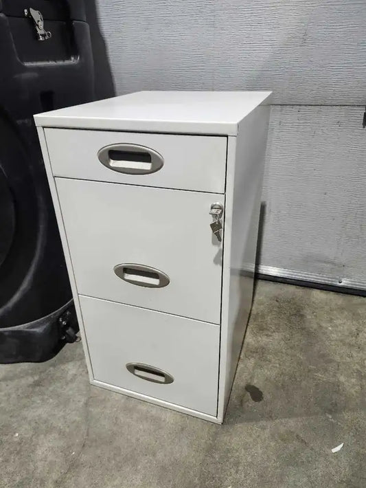 Steel White Filing Cabinet