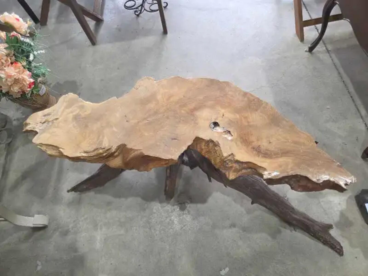 Live Edge Coffee Table - Very Unique!