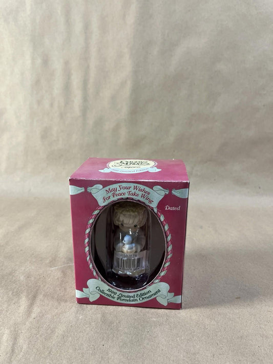 Precious Moments Ornament – May Your Wishes For Peace Take Wing (1999)