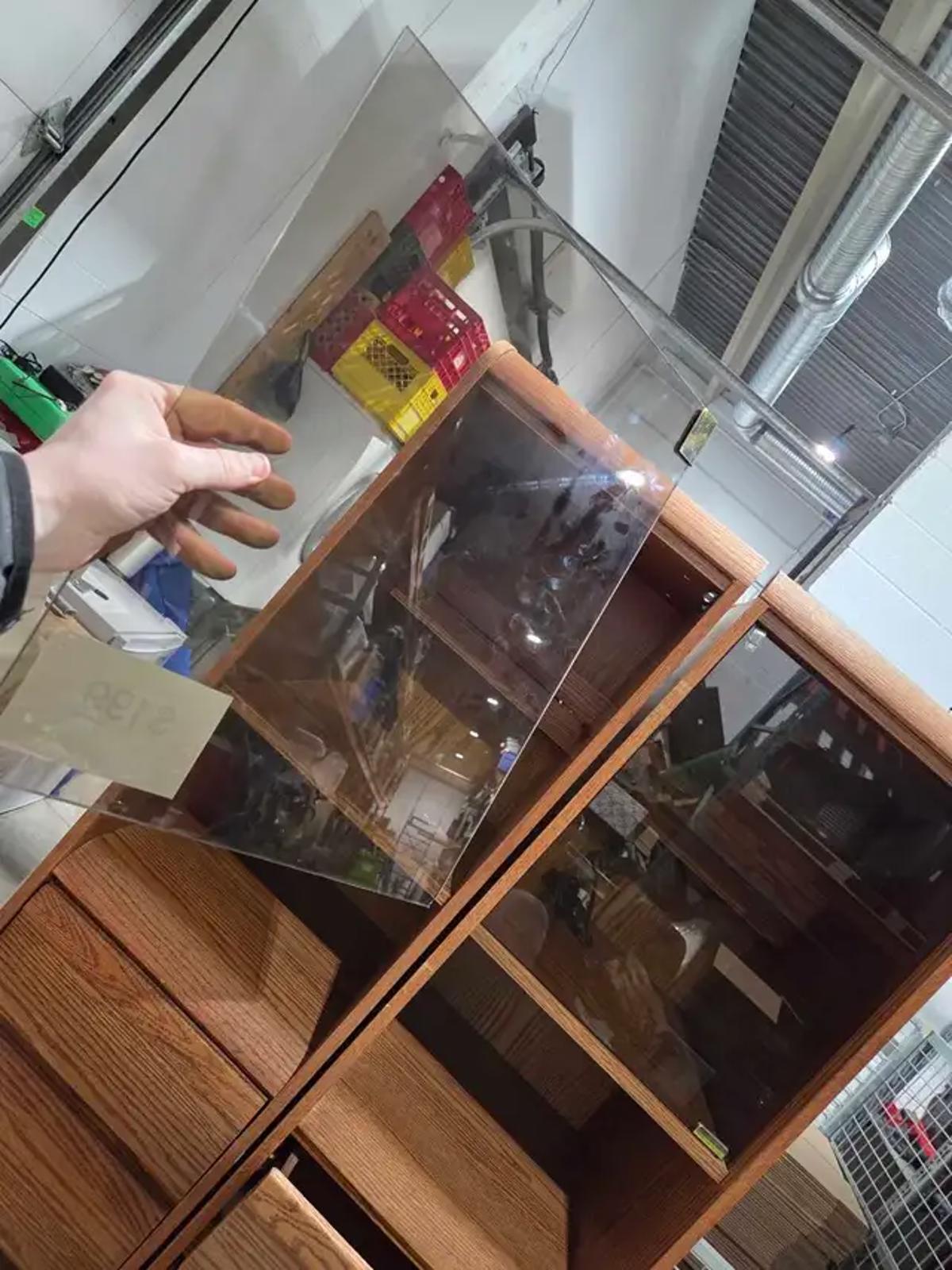 Double Lighted Display Cabinet