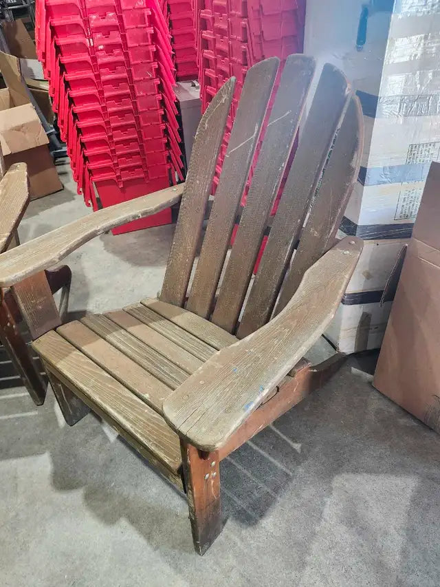 Wooden Outdoor Adirondack Chairs - 2 available