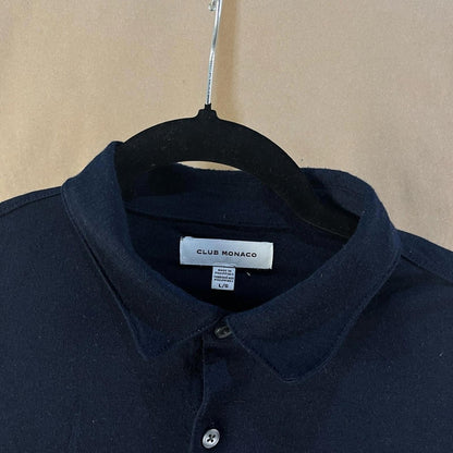 Club Monaco Classic Navy Blue Men’s Shirt (Size L)