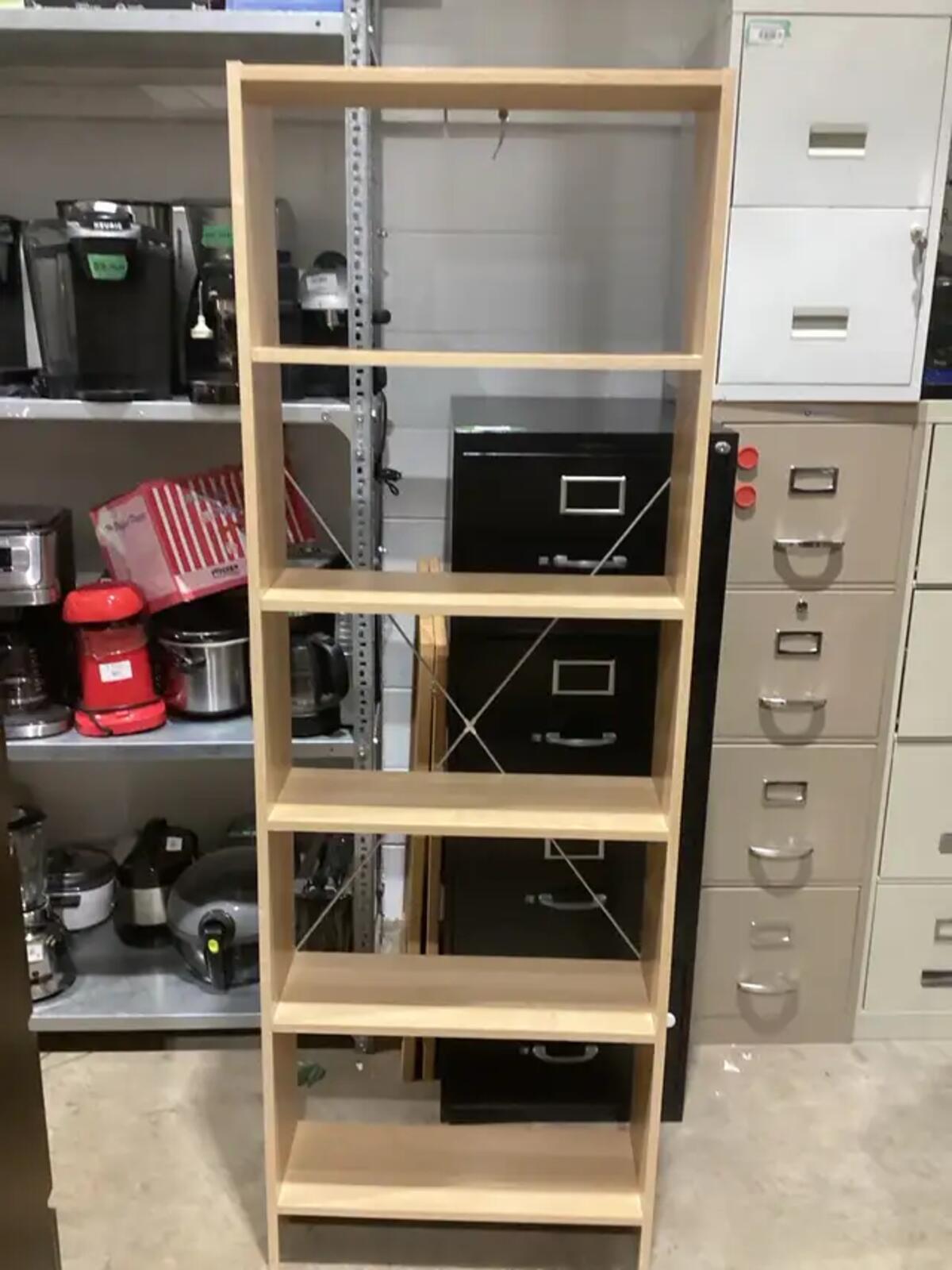 Wood Shelving Units - 2 Available