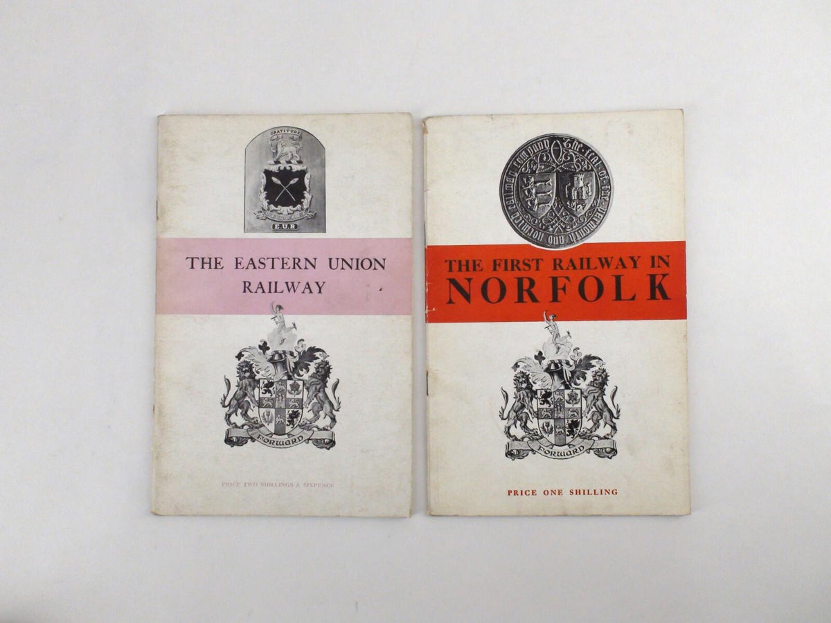 LNER Vintage Train Pamflet Handbooks - Eastern Union Railway & Norfolk 1946