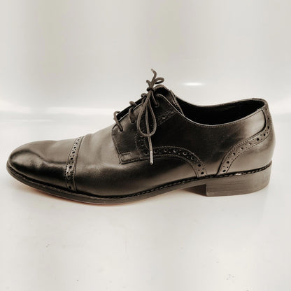 Stacy Adams Black Oxford Derby Brogue Shoes Men's Size 12