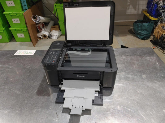 Canon Pixma TR4720 InkJet Printer Black Tested Working Needs New Ink - Fair