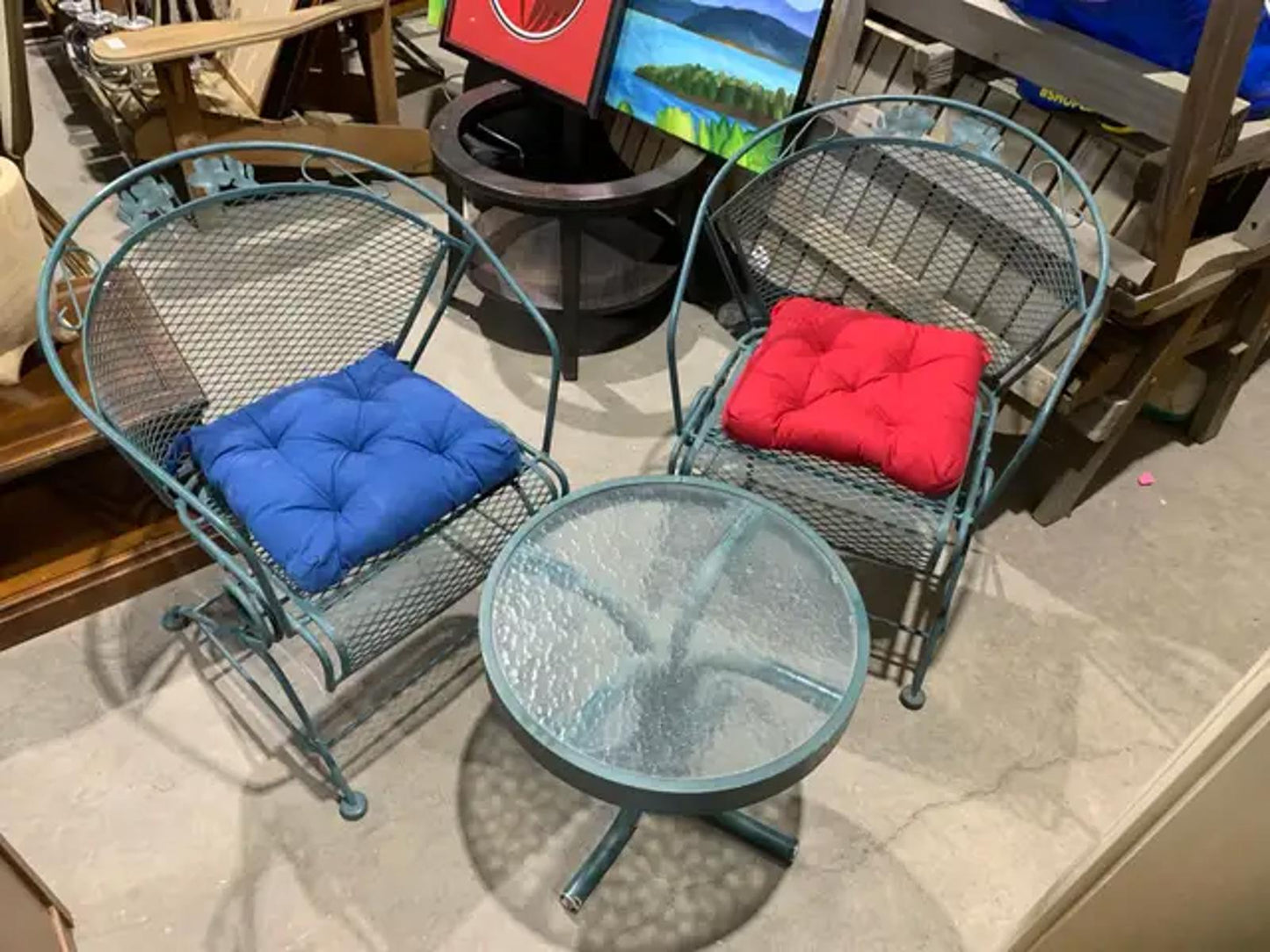 Wire spring Patio Set