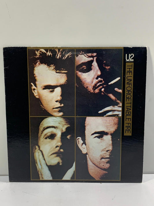 U2 The Unforgettable Fire 1985 5- track 12" vinyl EP single Love Comes Tumbling