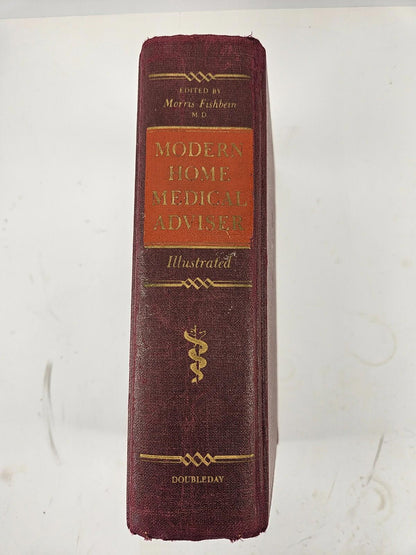 Vintage Book Modern Home Medical Advisor by Dr. Morris Fishbein 1942