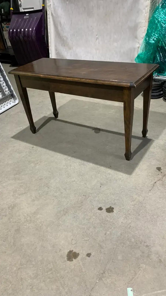 Wooden Piano Storage Bench
