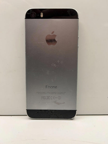 iPhone 5S Space Grey Shattered Glass FOR PARTS