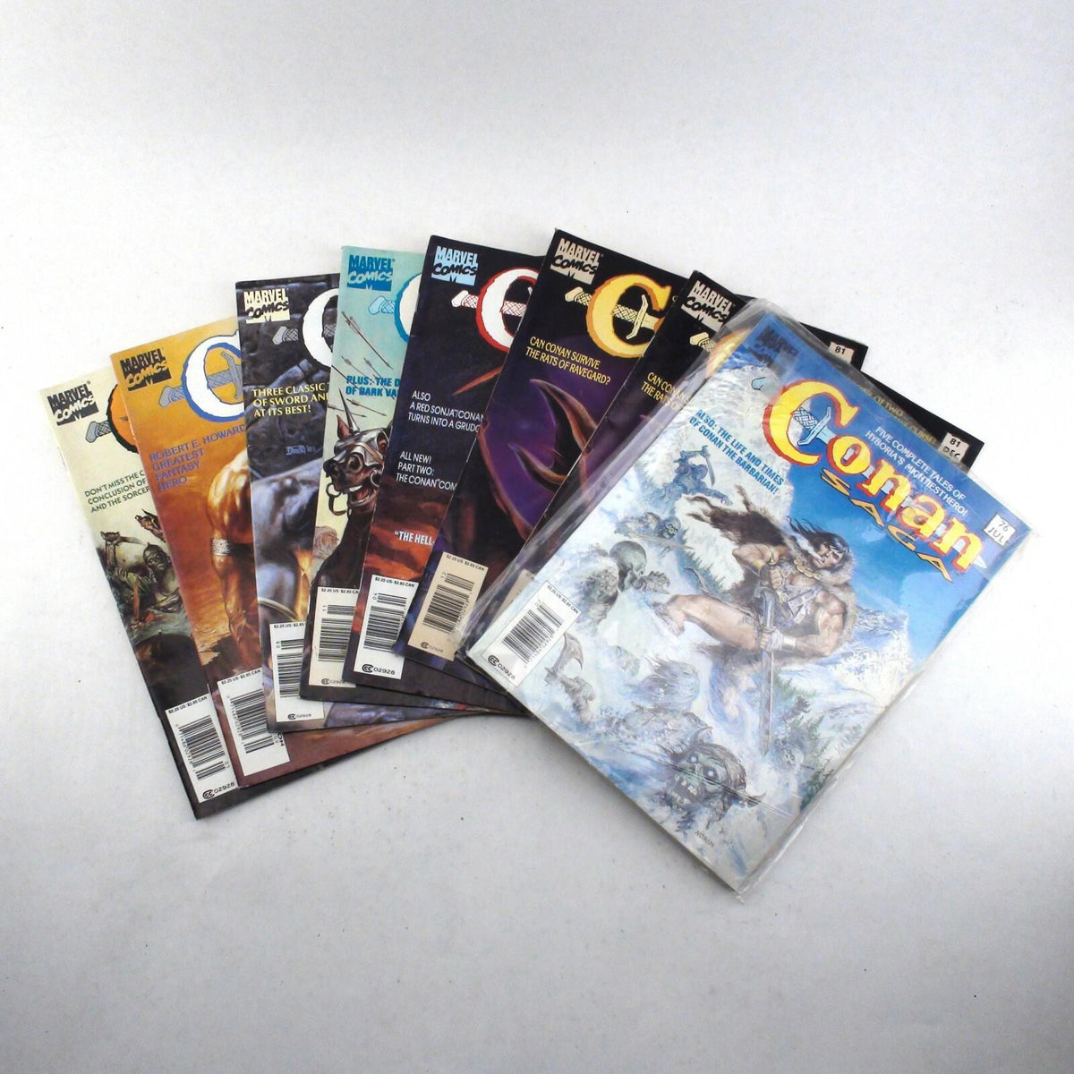 Conan SAGA Comic Book Lot Of 8 - Marvel Comics - 1990s