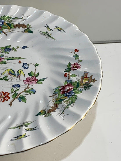 Crown Staffordshire Cake Stand Pagoda Pattern