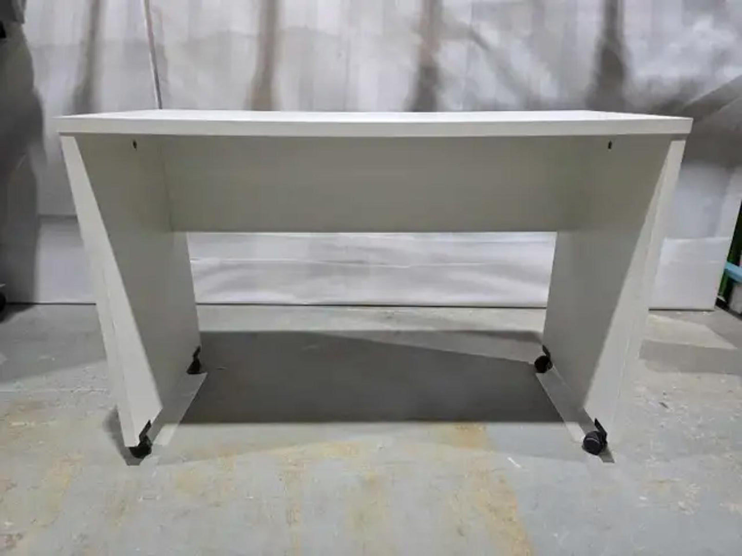 White Small Rolling Desk