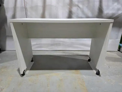 White Small Rolling Desk