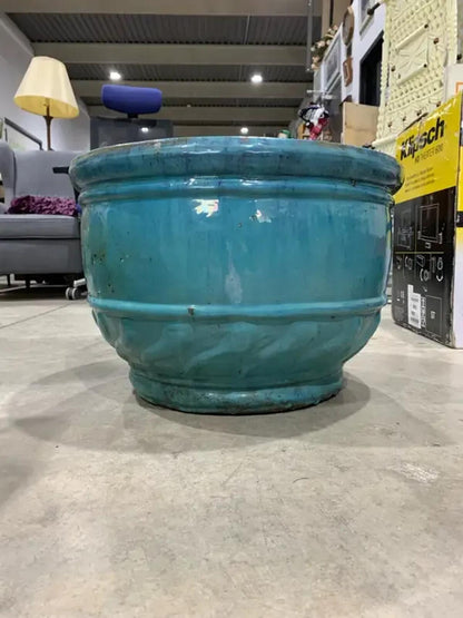 Large Outdoor Turquoise Planter