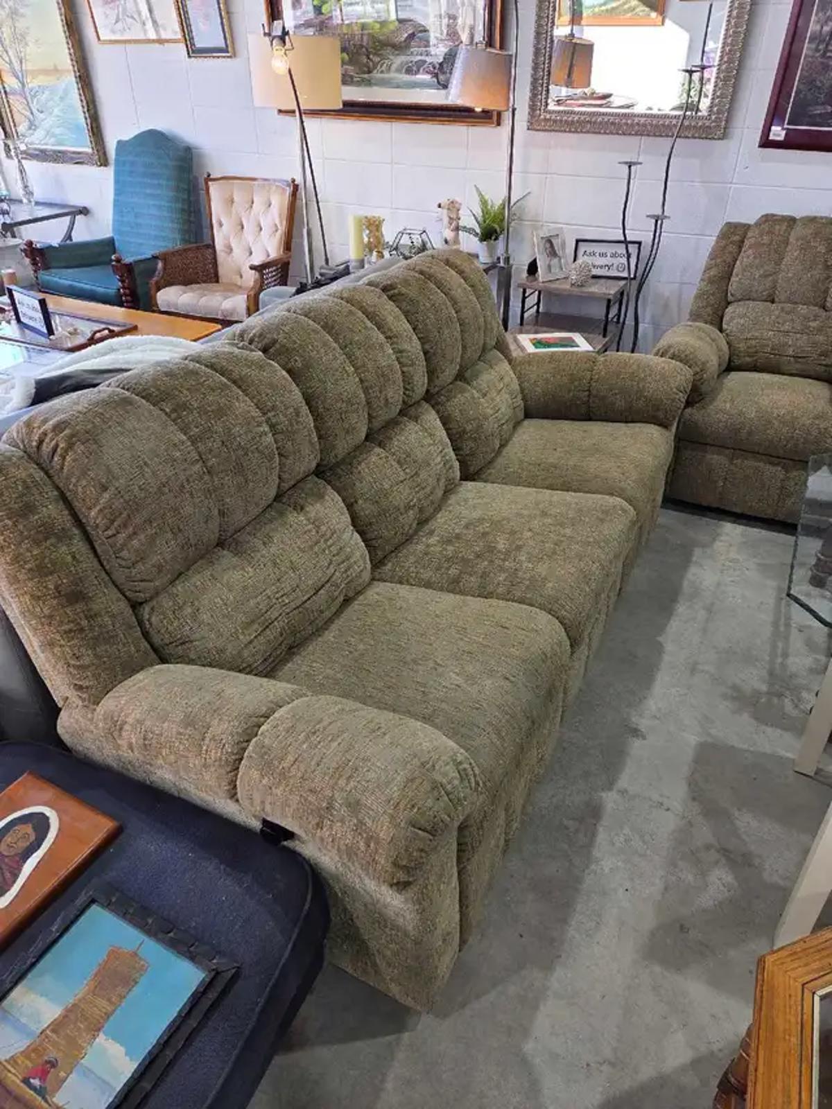 Reclining Sofa and Chair Set