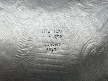 Marlboro Plate by Morton-Parker E.P Brass 2040 - Vintage Pre-owned - 12 inch