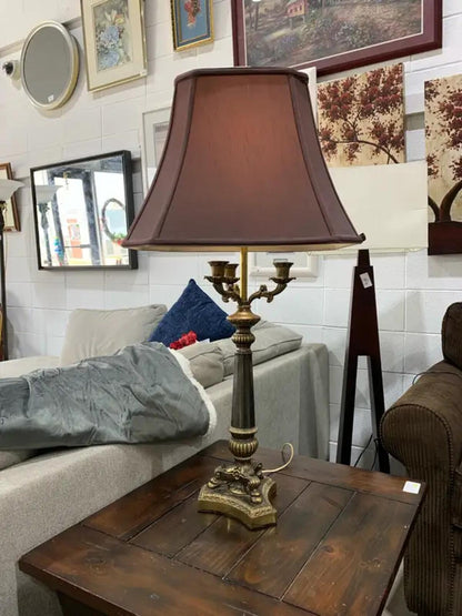 Vintage Brass Table Lamp