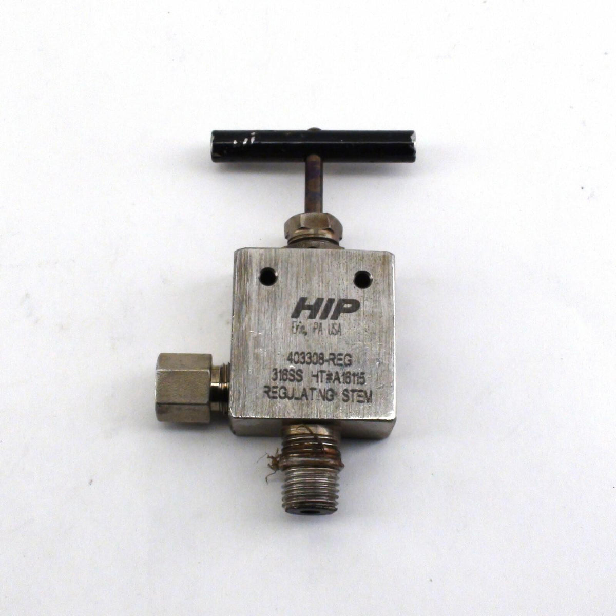HiP ASY#4033308-REG Taper Seal Valve Fitting - Used