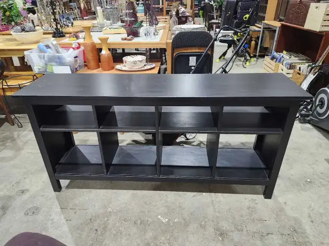 Black Storage Shelf