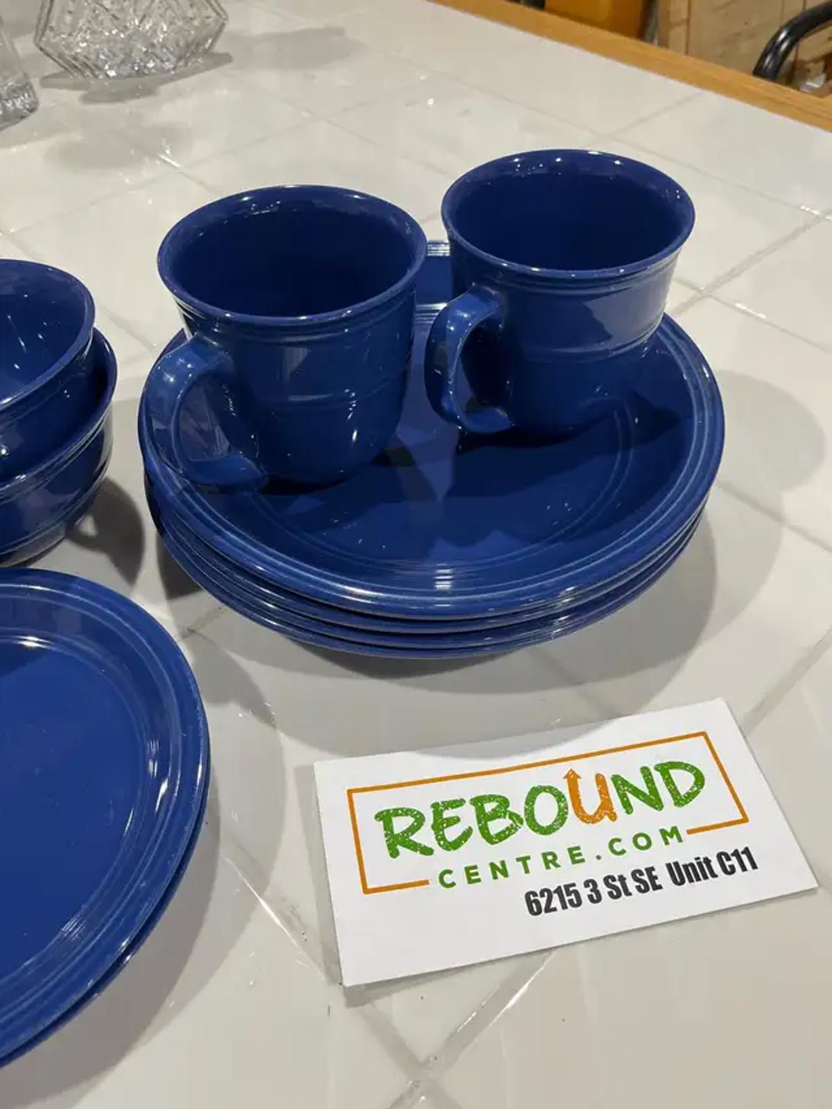 Blue Dish set