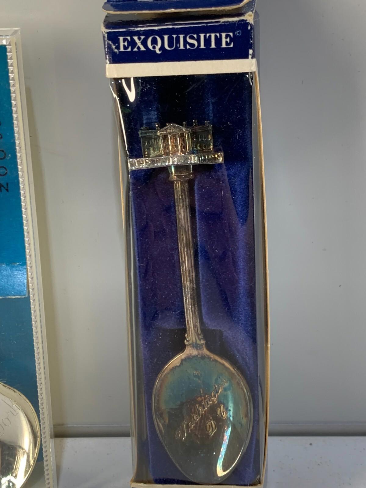 Lot of 2 Collectable Souvenir Spoons
