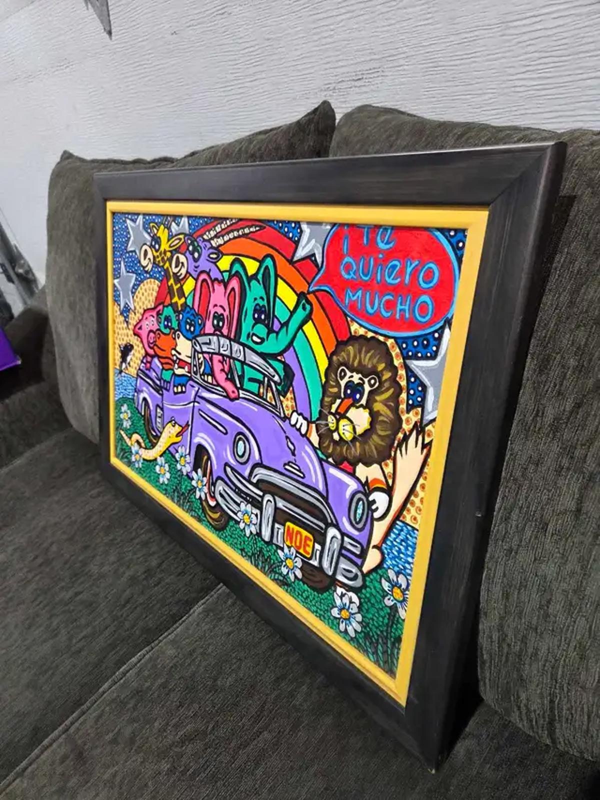 Cool Cartoon Animal Painting