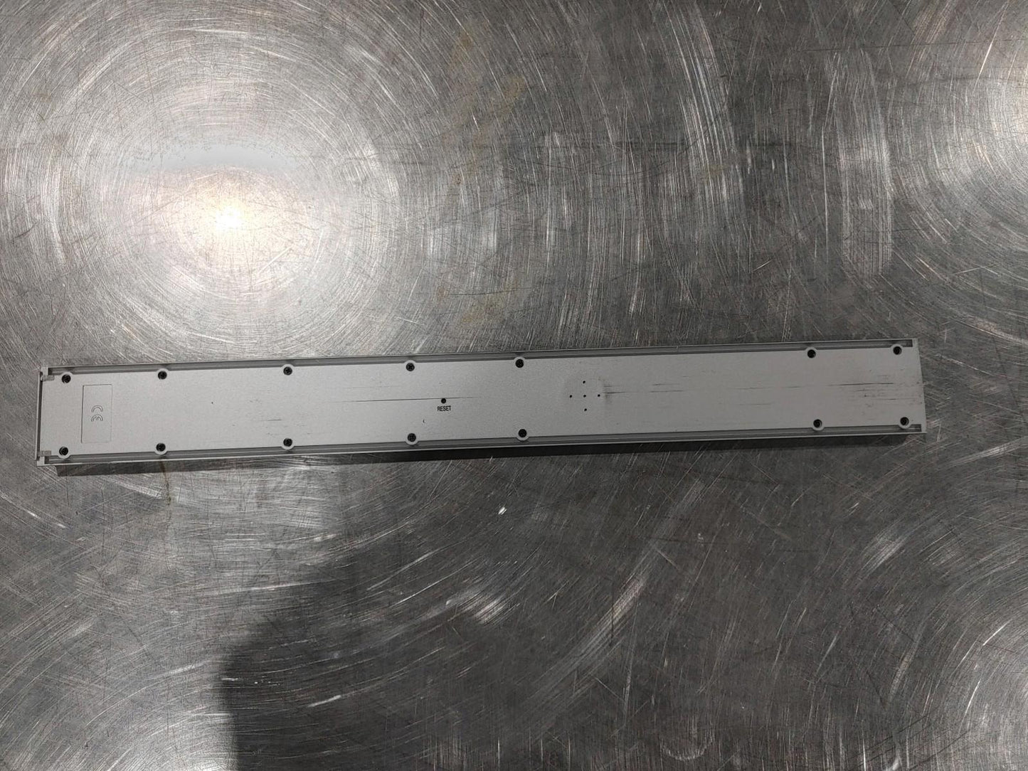 Ruler Clock Combo Unit Silver Untested - Fair