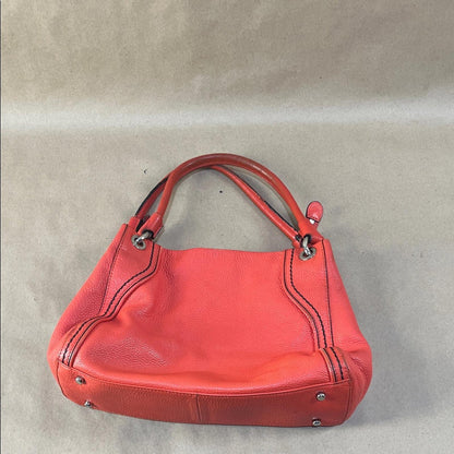 Danier Coral Pink Leather Handbag