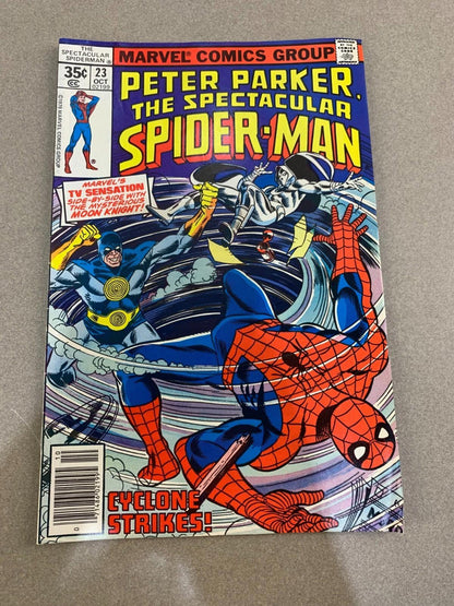 Peter Parker, The Spectacular Spider-Man #23 -1976 series Marvel comics VF