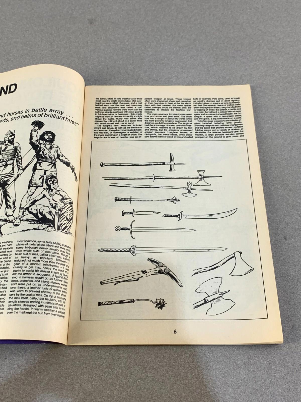 Official Handbook of the Conan Universe 1 Variant Comic REH Barbarian Ernie Chan