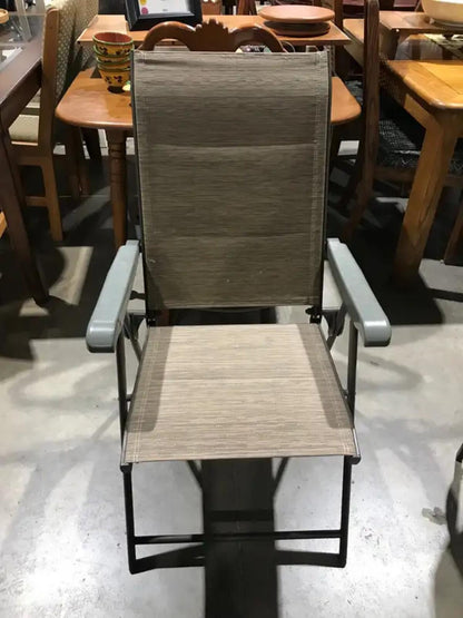 Outdoor Patio Folding Chair Brown