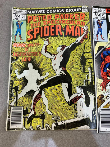 Lot of 2 Marvel Comic- Peter Parker, The Spectacular Spider-Man #20 & #21